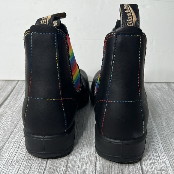 Blundstone 2105 Chelsea Boots Rainbow Black Size 4 US 7 - Picture 8 of 11